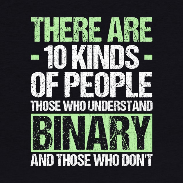 There Are 10 Kinds Of People Binary by Rengaw Designs